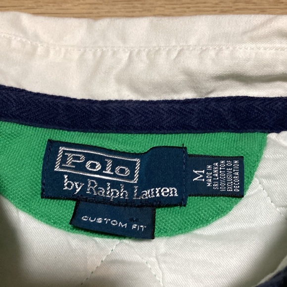Polo by Ralph Lauren | green and white shirt - Picture 2 of 2